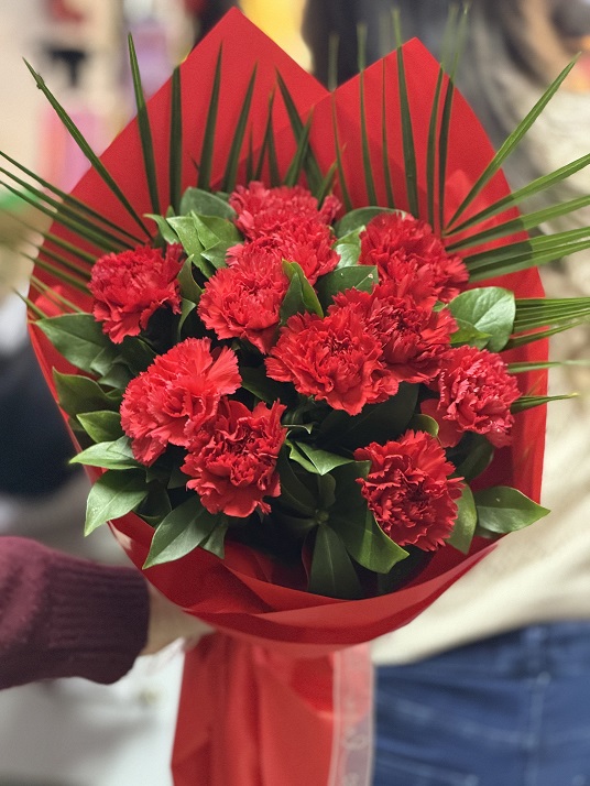 Kırmzı Karanfil  Buket