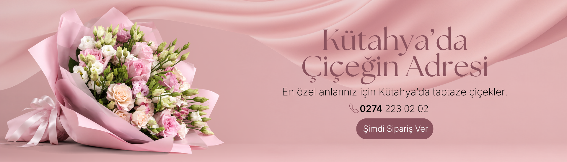 Kütahya'da Çiçeğin Adresi